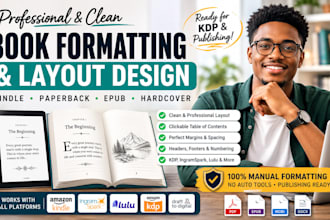 be lulu formatter kindle typesetter  for amazon KDP, paperback and epub