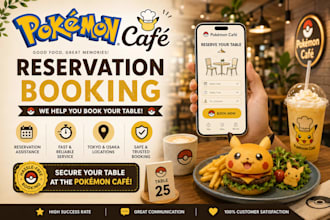secure and book pokemon cafe reservation tokyo or osaka japan