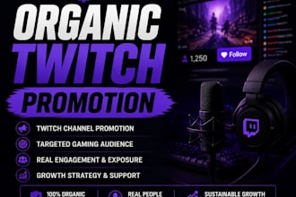 promote your twitch stream to a real gaming audience