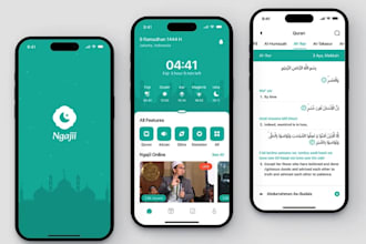 develop islamic, muslim, quran, prayer app on android and ios