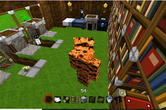 create minecraft maps, builds, and skins for java edition and character