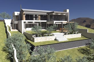 do interior designs of houses, apartment, realistic interior renders