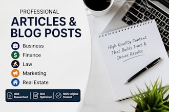 write business finance law articles marketing real estate arti cle blog post