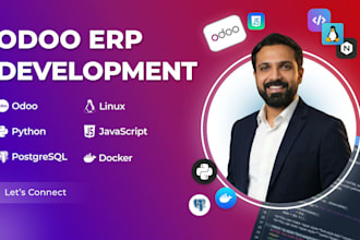 provide odoo erp development customization and support