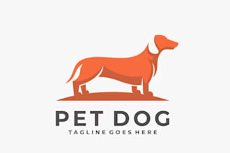 design outstanding dog, cat, or pet logo