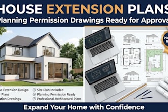 do house extension plans for planning permission