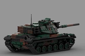 design custom military vehicles, war ships, tanks, artillery and moc creations