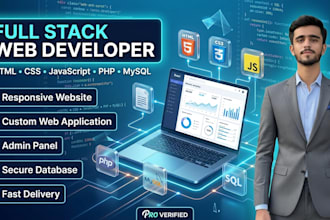 develop a custom PHP mysql web application and responsive website