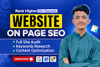 optimize website SEO for organic website traffic