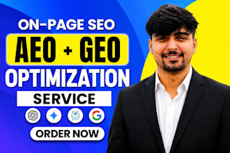 do on page SEO GEO aeo optimization for wordpress shopify