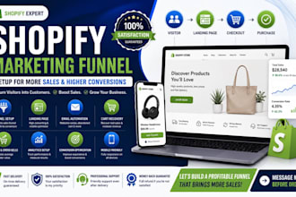 build shopify marketing funnel for more sales