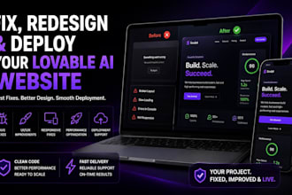 fix, redesign, and deploy your lovable ai website