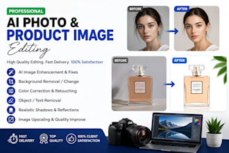professionally edit ai photos and enhance product images