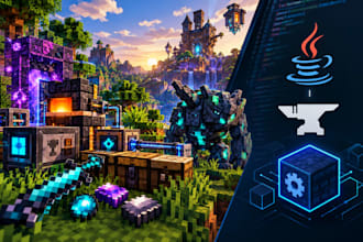 create minecraft skins, custom forge mods, minecraft java