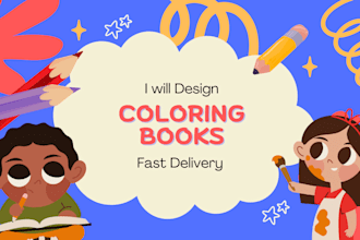 design coloring books for children