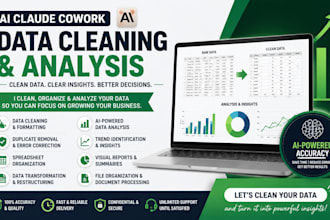 ai claude cowork and code data cleaning analysis build dashboard