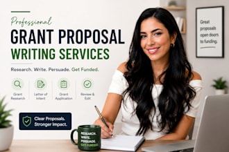 write complete grant proposal funding research and budget narrative