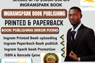 do ingram spark book uploading ingramspark publishing book formatting error fix