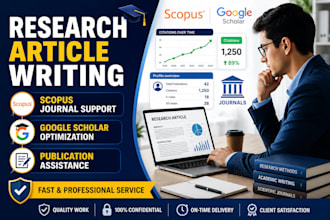 write research articles and prepare scopus journal submission google scholar