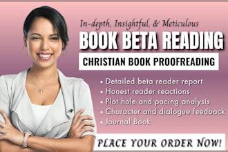 beta read or proofread your christian book prayer journal book spiritual book