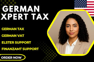 do german tax return, vat, income tax, corporate tax, bookkeeping for businesses