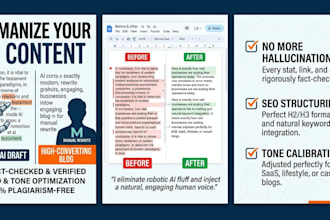 factcheck, rewrite, and humanize your ai generated blog content
