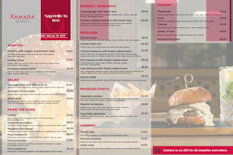 design a restaurant menu