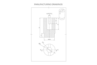 create manufacturing drawings with gdt per asme or isoi