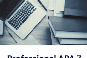 proofread, edit and format your apa 7 paper