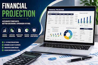 create excel financial projections, forecasting, budget, models, analysis report
