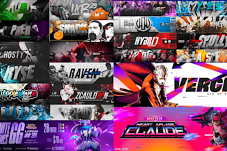 design best twitch banner and logo