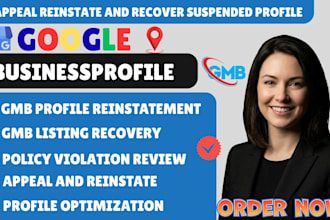reinstate suspended google business profile and gmb listing