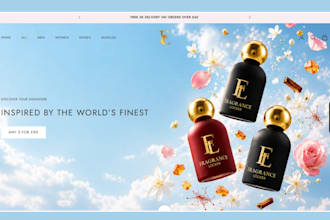build perfume shopify store fragrance store perfume website
