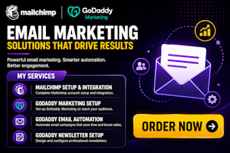 do mailchimp godaddy marketing godaddy email automation godaddy newsletter setup