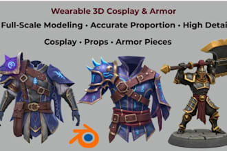 wearable 3d cosplay armor 3d mask 3d helmet cosplay creation stl for 3d printing