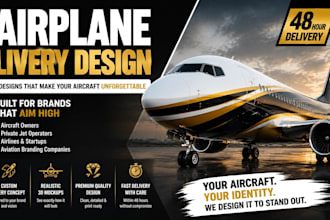 design airplane livery, custom livery and airplane wrap
