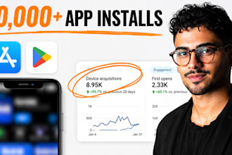 mobile app promotion, 10m app installs users, android app rating review