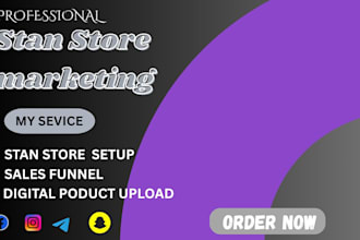 set up, optimize, and market your stan store to boost sales