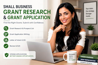research small business grants and write grant application