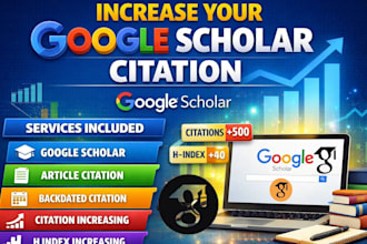 increase your google scholar citation in top journals and scopus