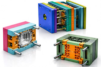 design plastic injection mold and 3d cad models for manufacturing