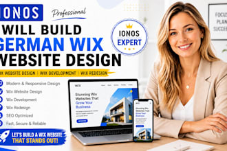 build german wix website design, wix website design wix development wix redesign