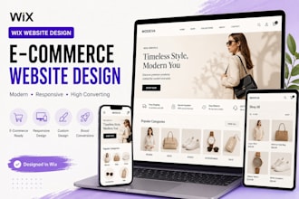 design wix or redesign a wix website design or wix online store