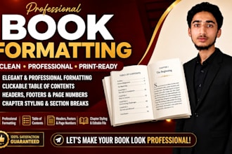 professionally format your book for print and ebook