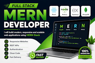 build a responsive full stack mern web application