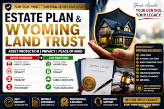 form your estate plan, wyoming land trust, trust formation for asset protection