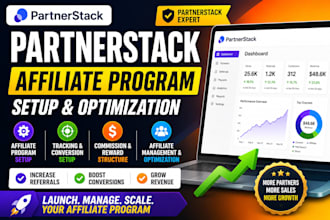 set up and optimize your saas affiliate program using partnerstack