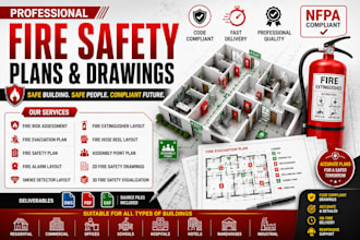 prepare fire risk assessment, fire safety plan, evacuation plan
