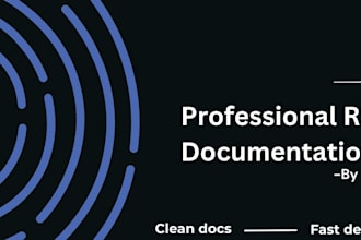 write github readme and API documentation professionally