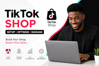 setup tiktok shop tiktok shop listing tiktok shop ads tiktok dropshipping manage